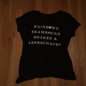 black tee shirt with sayings